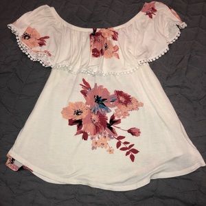 Off the shoulder blouse